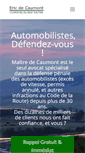 Mobile Screenshot of maitre-de-caumont.fr